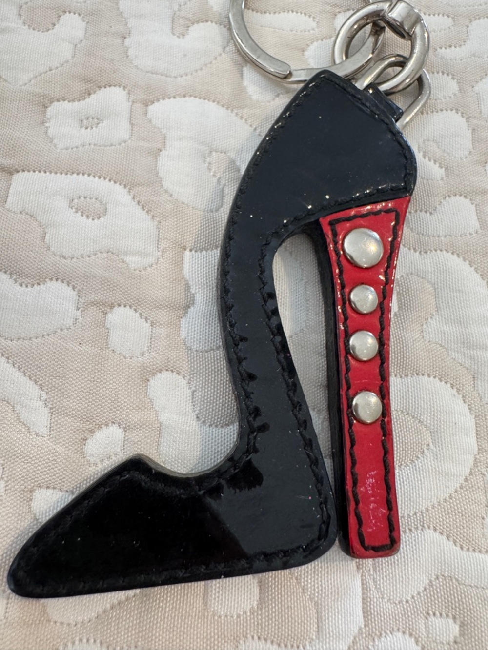 Authentic Prada Patent Stiletto Keychain - Picture 6 of 6